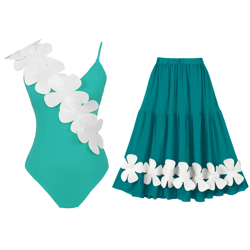Maillot de bain une pièce élégant pour femmes avec design floral 3D Echo Archiv