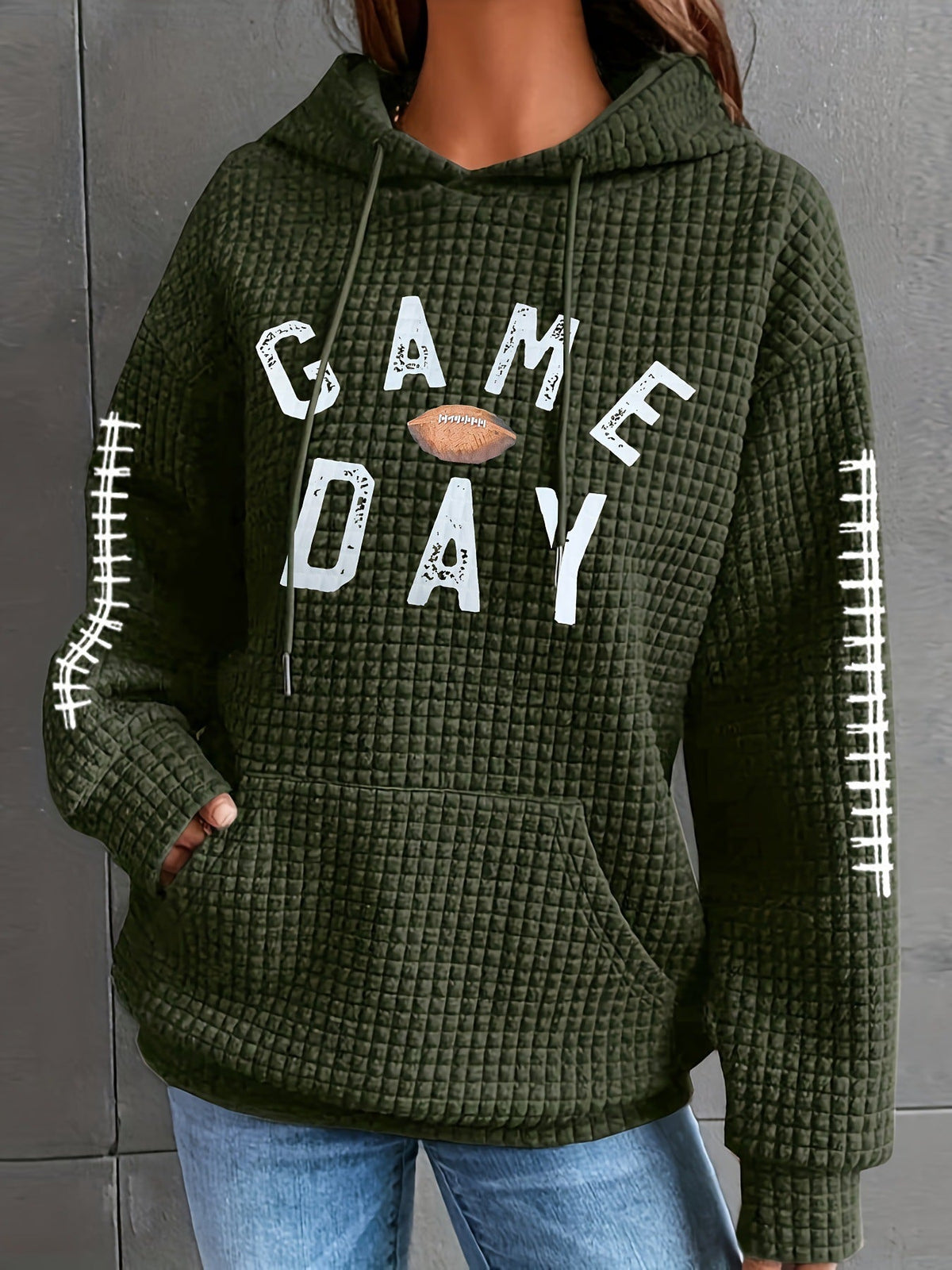 Sweat à capuche pour femmes avec design brodé