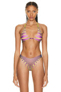 Bikini triangle pour femmes avec un motif de vagues accrocheur Echo Archiv