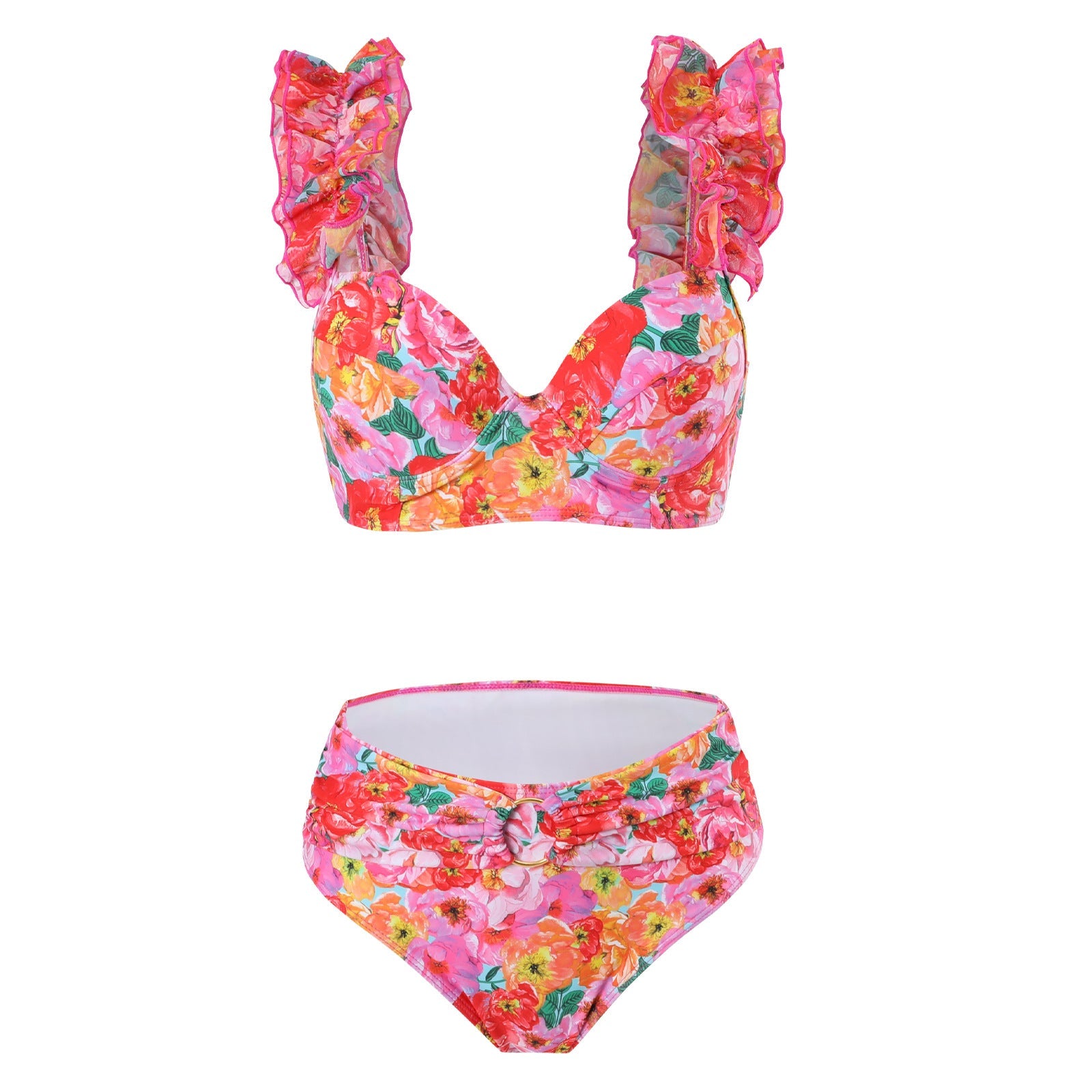 Jupe maxi femme avec design floral et lien pratique Drune