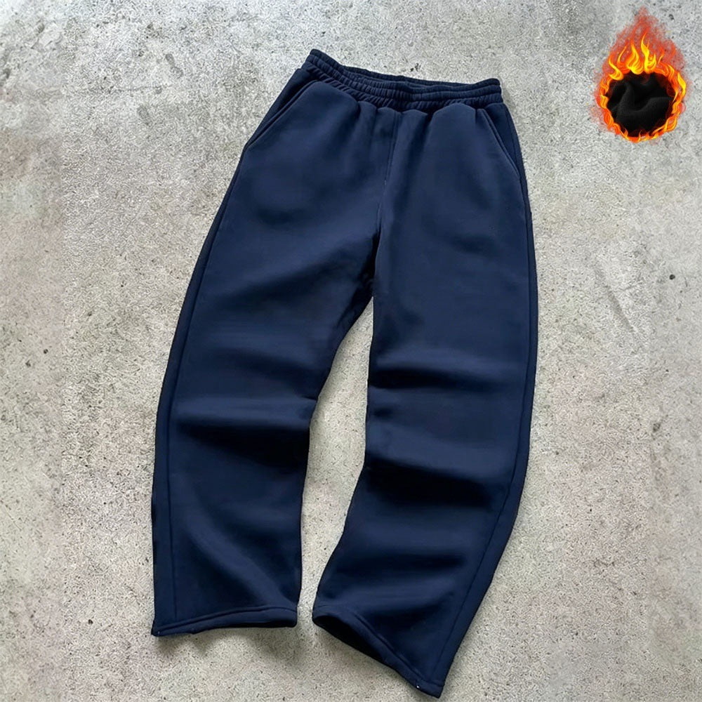 Pantalons de survêtement unisexes en molleton avec ceinture de confort élastique, jambe droite et poches latérales Echo Archiv