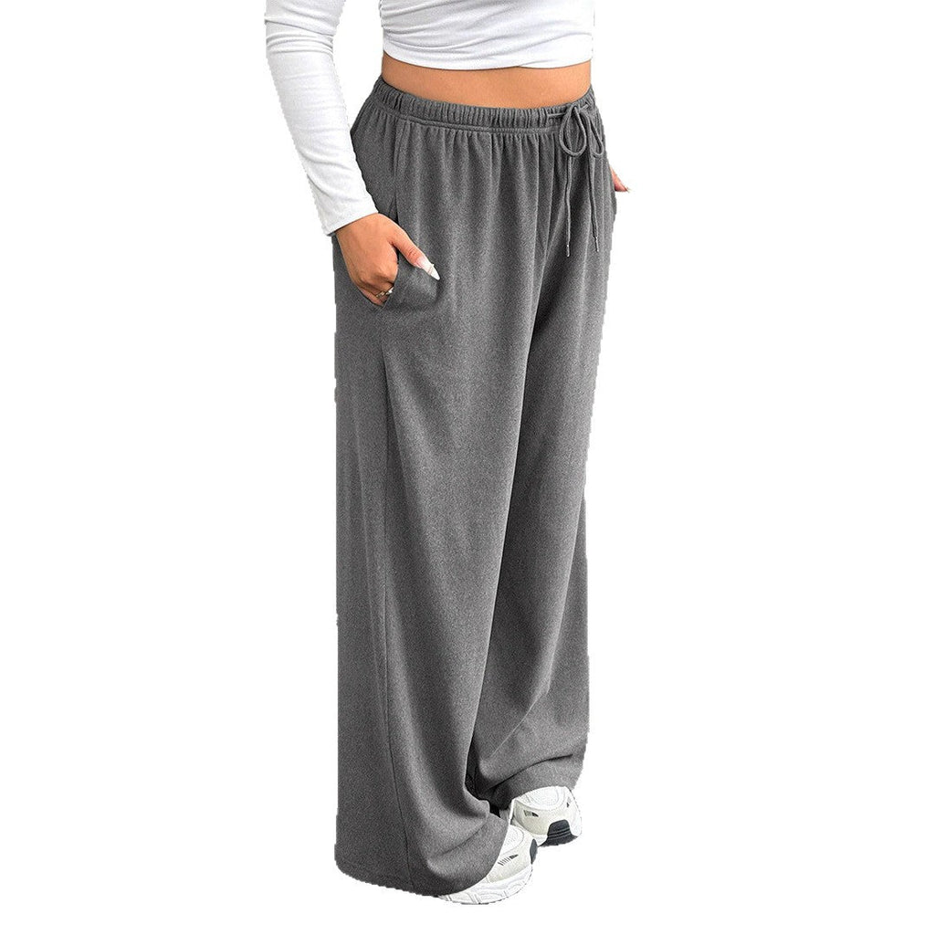 Pantalon de jogging large taille haute pour femmes Echoarchiv