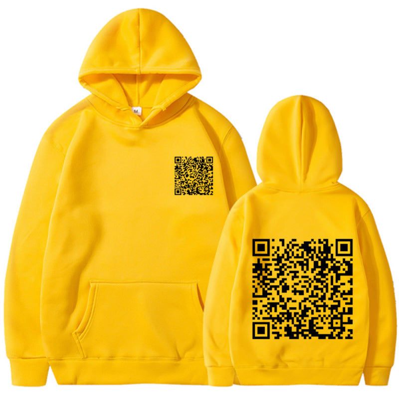 Sweat à capuche sportif pour femmes avec code QR Echoarchiv