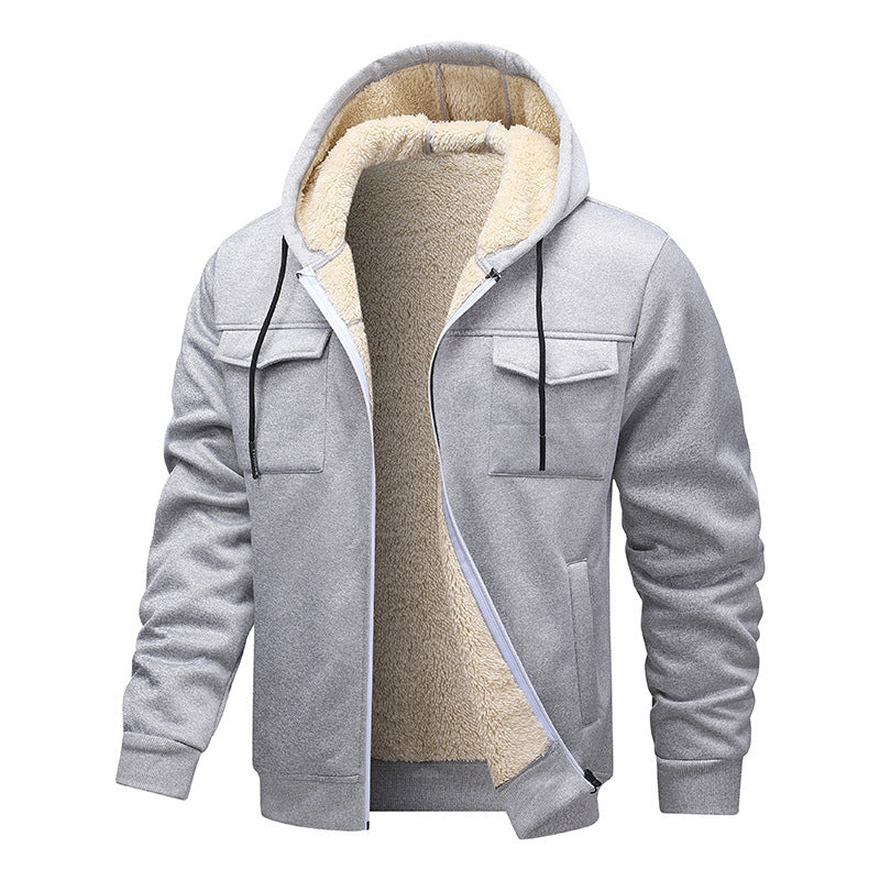 Veste pour hommes chaude et rembourrée