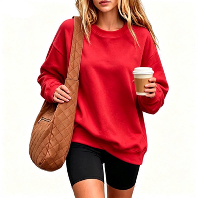 Sweatshirt Oversized Confortable pour Femmes Echoarchiv