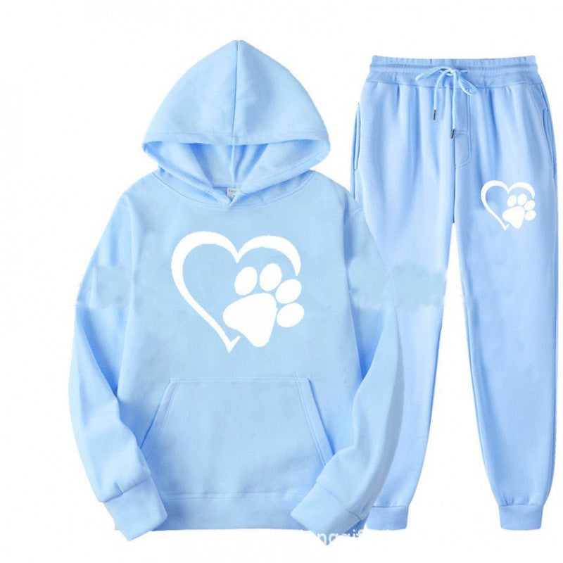 Ensemble de Sweat à Capuche et Pantalon de Jogging Douillet pour Femmes Echoarchiv