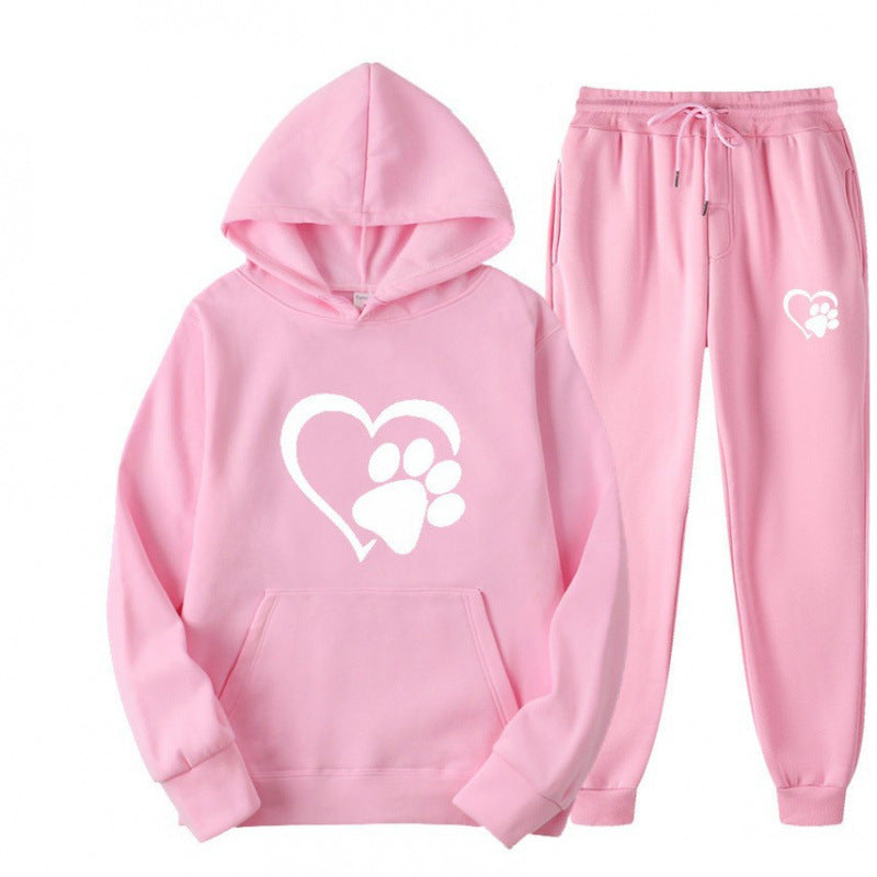 Ensemble de Sweat à Capuche et Pantalon de Jogging Douillet pour Femmes Echoarchiv