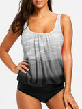 Tankini décontracté pour femmes avec taille haute et coupe élégante R&B