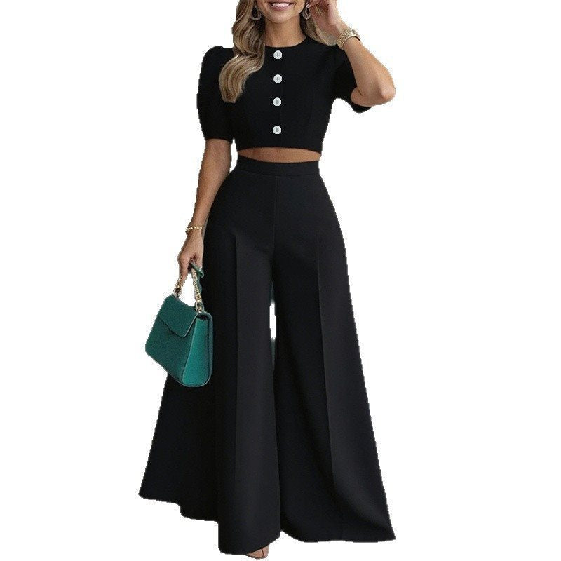 Ensemble féminin à la mode avec motif léopard