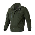 Veste bomber en toile robuste pour hommes au style field avec épaulettes, patte de boutonnage cachée et poches fonctionnelles Echo Archiv