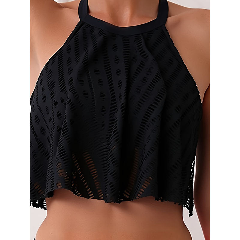 Maillot de bain femme taille haute avec coupe blouse tendance R&B