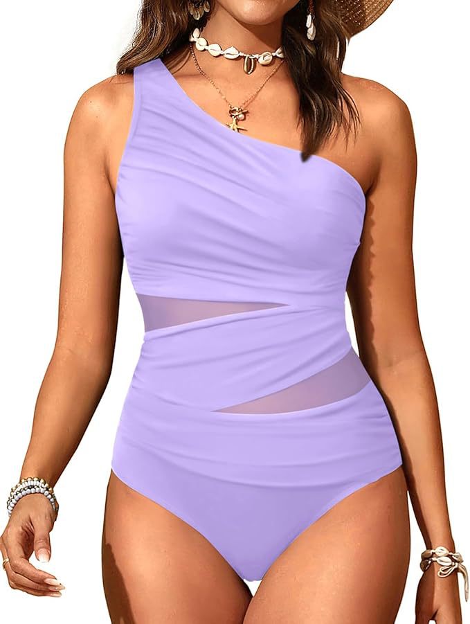 Maillot de bain élégant pour femmes avec coupe asymétrique R&B