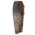 Jupe Maxi Femme avec design élégant à nouer et motif floral Drune