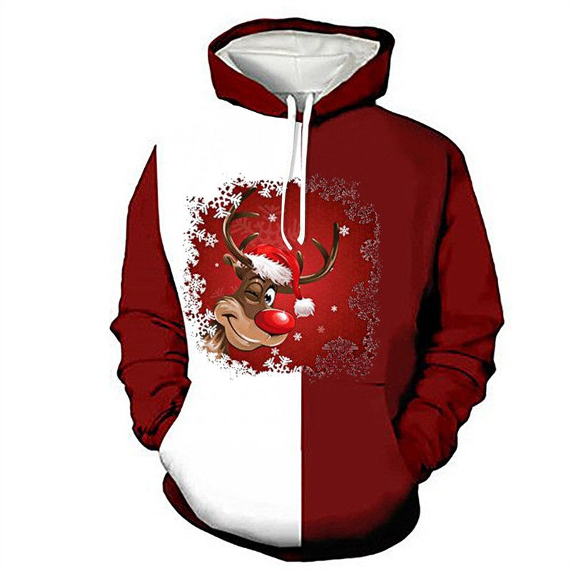 Sweat à capuche amusant pour femmes avec motif de Noël Echoarchiv