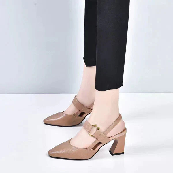 Sandales À Talon Kitten Avec Semelle De Soutien Pour Femmes | Idéal Pour Occasions Formelles Et Usage Quotidien