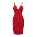 Robe femme ajustée avec des détails raffinés et un tissu scintillant Heidi-Mode