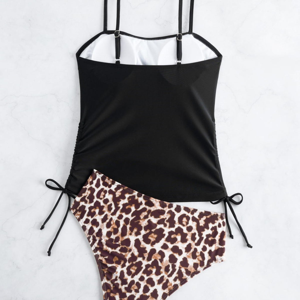 Ensemble de Tankini pour femmes avec éléments de fronces à la mode Echo Archiv