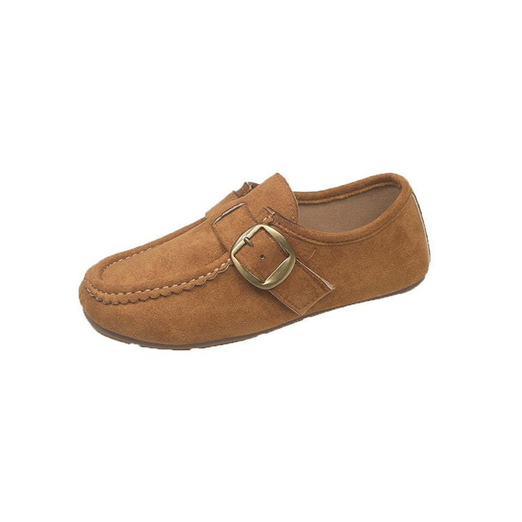 Mocassins pour femmes avec accent de boucle à la mode R&B