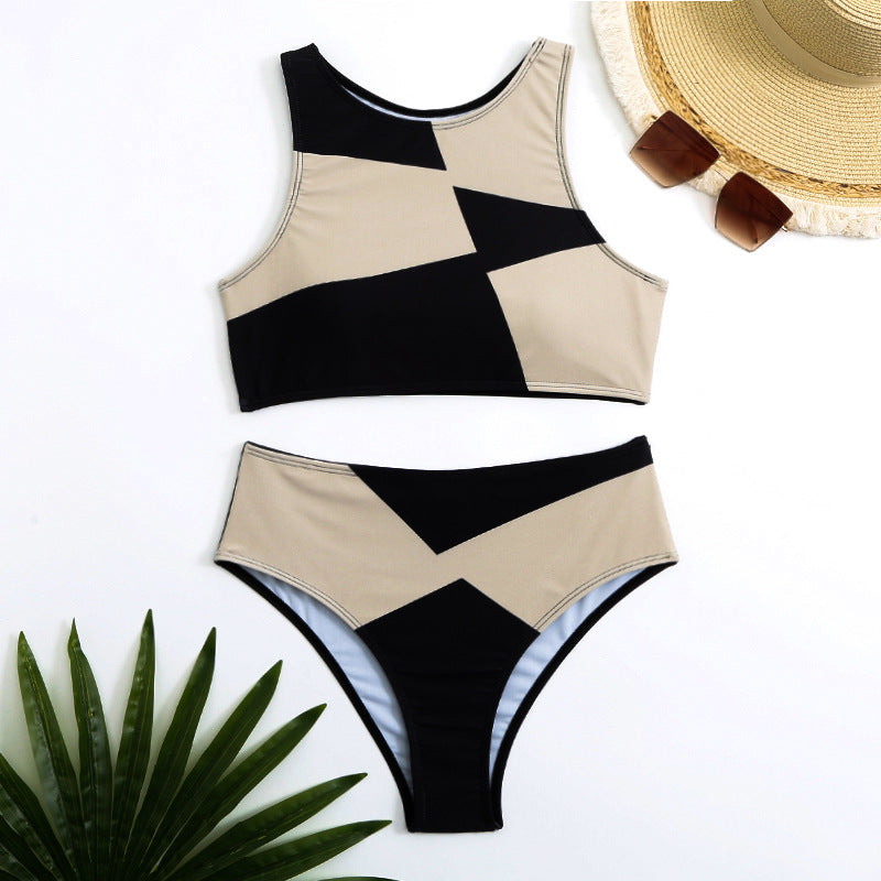 Ensemble de Bikini Taille Haute Femme R&B