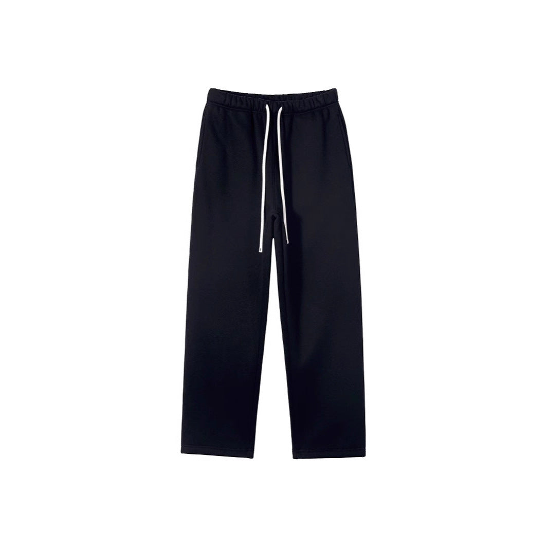 Pantalon de détente large pour femmes avec ceinture de confort élastique, cordon de contraste et jambe droite Echo Archiv