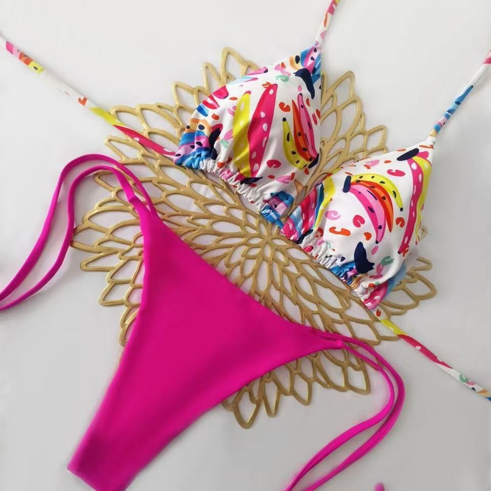 Bikini triangle pour femmes avec détail floral Echo Archiv