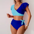 Bikini taille haute pour femmes avec détails en volants Echo Archiv
