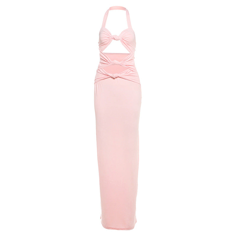 Robe Maxi Élégante pour Femmes avec Découpes Raffinées et Détails Enroulés Heidi-Mode