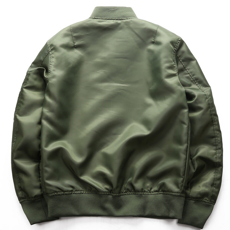 Veste bomber classique pour hommes en nylon déperlant avec poignets côtelés et poche à bras Echo Archiv
