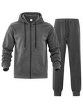 Ensemble de survêtement pour hommes en deux parties avec veste à capuche zippée et pantalon de jogging ajusté Echo Archiv