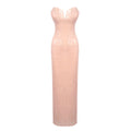 Robe de soirée ajustée pour femmes avec décolleté en cœur et détails élégants Heidi-Mode
