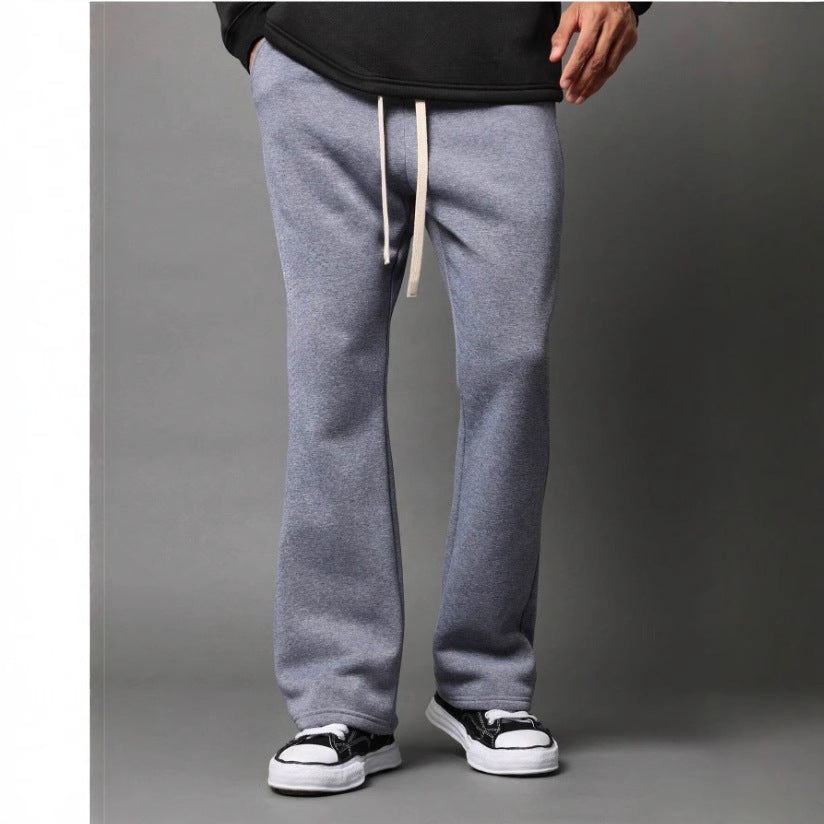 Pantalon de jogging pour hommes, coupe décontractée, jambe droite et taille élastique - Echo Archiv