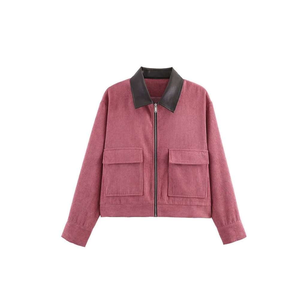 Veste Femme Tendance avec deux poches plaquées
