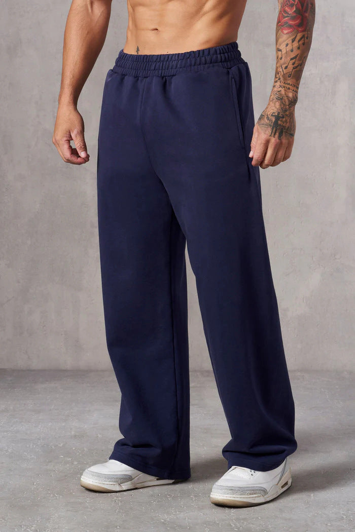 Pantalon de détente extra doux pour hommes nan avec ceinture de confort à double rangée, poches profondes et jambe extra large Echo Archiv