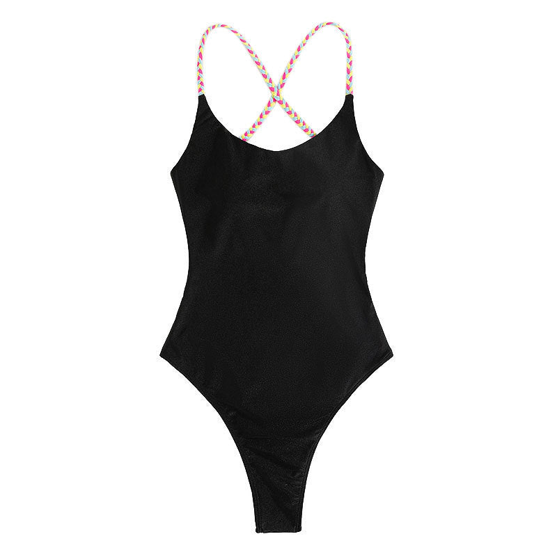 Maillot de bain une pièce élégant pour femmes avec bretelles réglables R&B