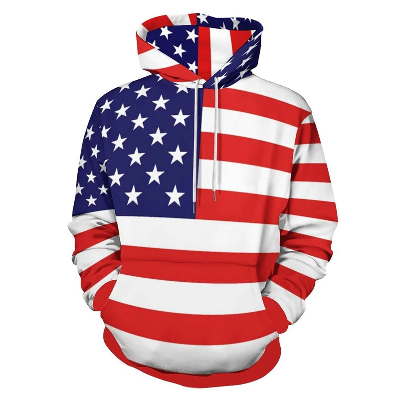 Pull à capuche tendance pour femmes avec dégradé créatif Echoarchiv