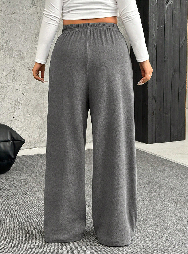 Pantalon de jogging large taille haute pour femmes Echoarchiv