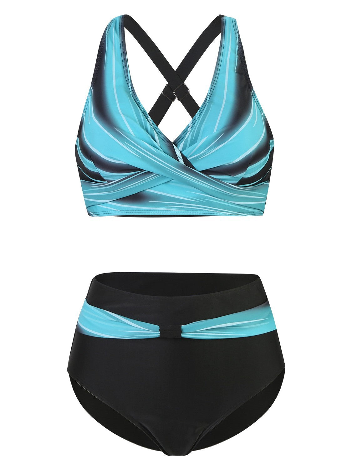 Bikini de sport à taille haute pour femmes avec un dos élégant Echo Archiv