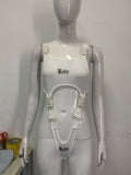 Body enveloppant pour femmes avec un design unique et des bretelles réglables R&B