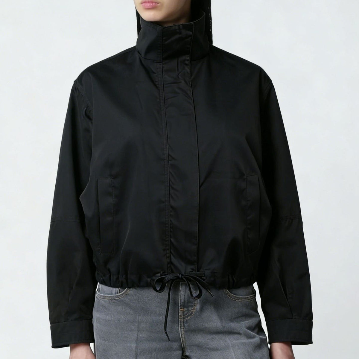 Veste Femme Tendance avec Col Montant