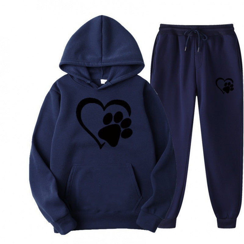 Ensemble de Sweat à Capuche et Pantalon de Jogging Douillet pour Femmes Echoarchiv