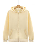 Hoodie unisexe nan léger avec fermeture éclair, en French-Terry gratté à l'intérieur, coutures plates et poches kangourou Echo Archiv