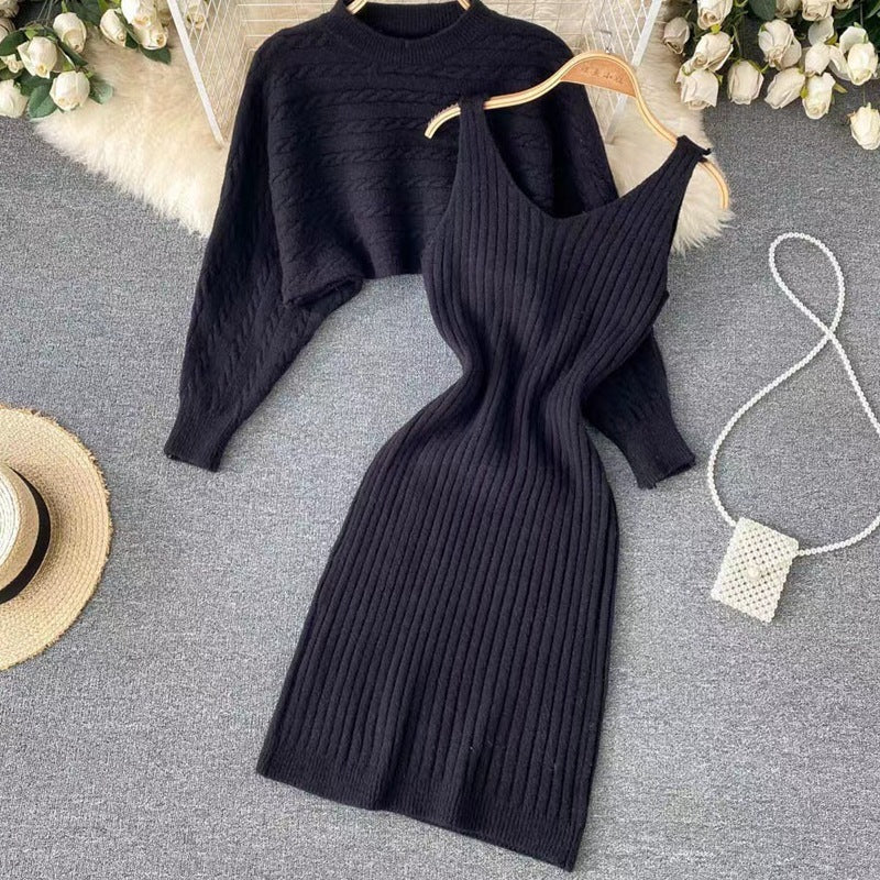 Ensemble robe en tricot et pull Damen Echo Archiv