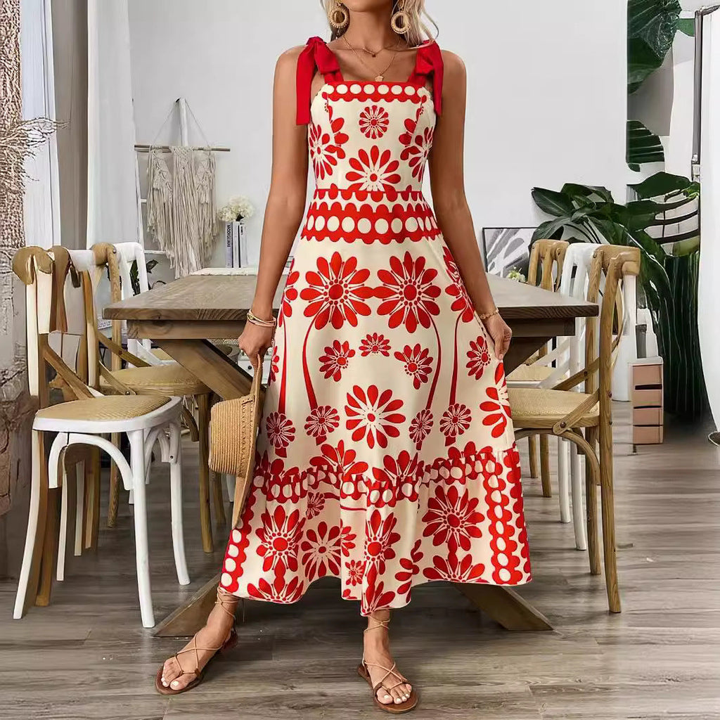 Robe Maxi Imprimé Floral Femme R&B