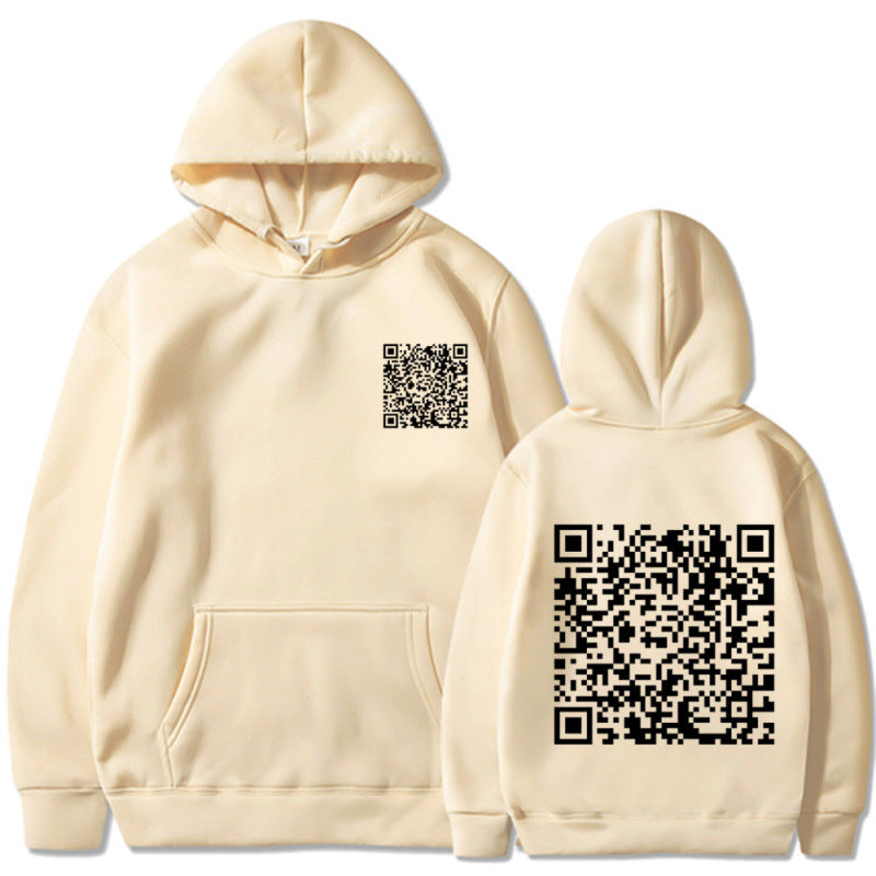 Sweat à capuche sportif pour femmes avec code QR Echoarchiv