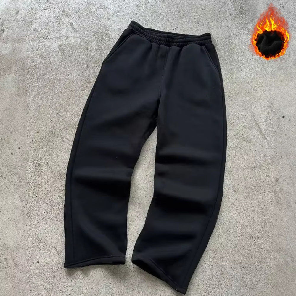 Pantalons de survêtement unisexes en molleton avec ceinture de confort élastique, jambe droite et poches latérales Echo Archiv