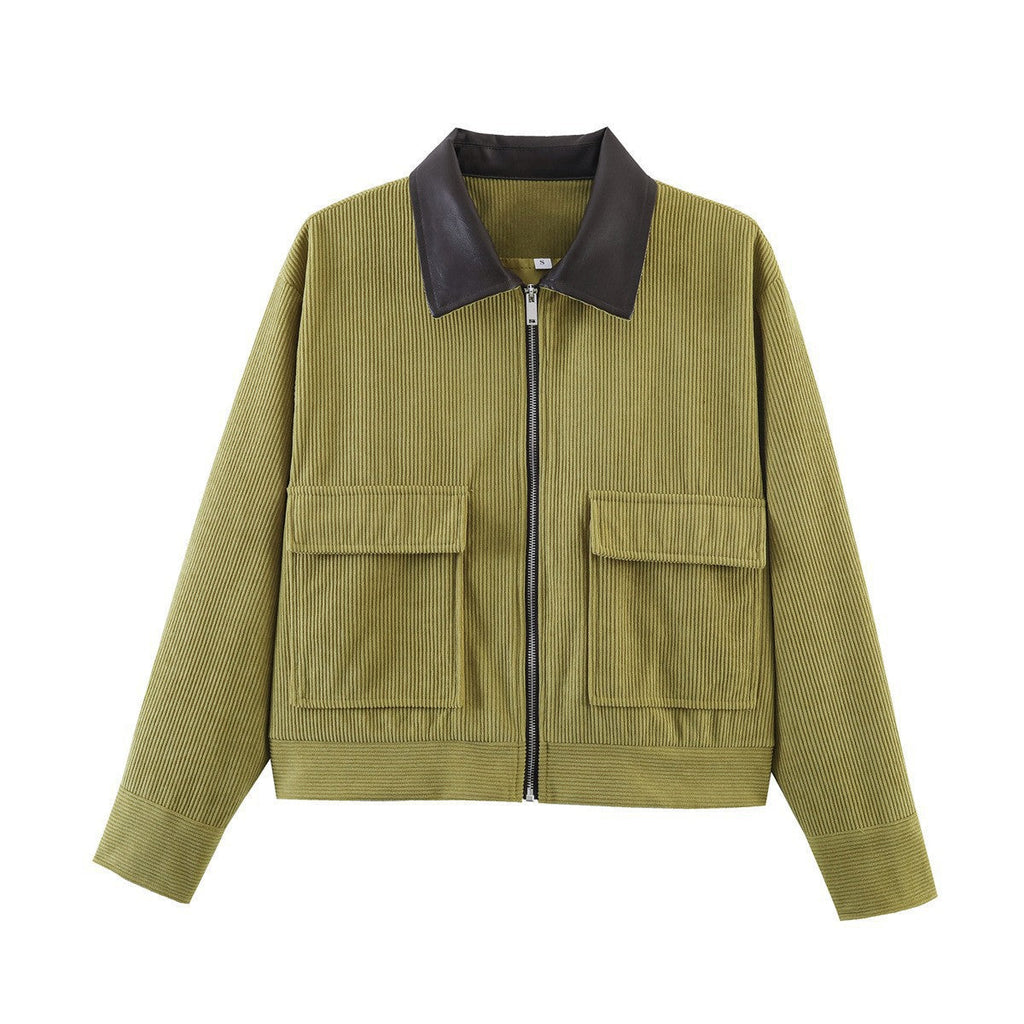 Veste Femme Tendance avec deux poches plaquées