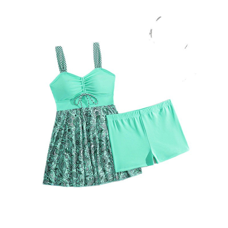 Tankini femme avec des détails de volants à la mode R&B