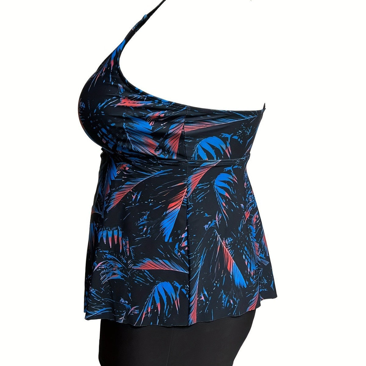 Haut de tankini pour femmes avec coupe fluide et design floral de haute qualité R&B