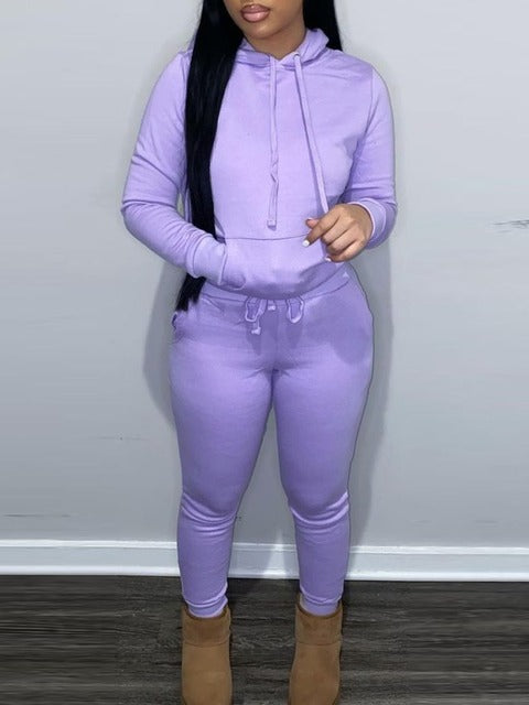 Ensemble de jogging sportif pour hommes avec sweat à capuche, poche kangourou et pantalon de jogging slim Echo Archiv