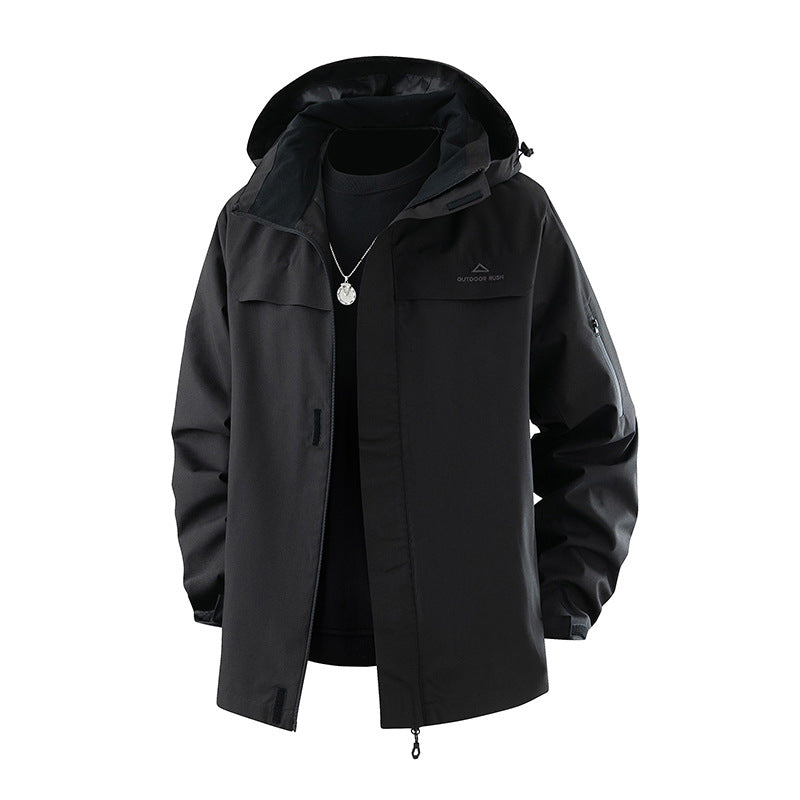 Veste femme avec capuche, cordon de serrage et poches